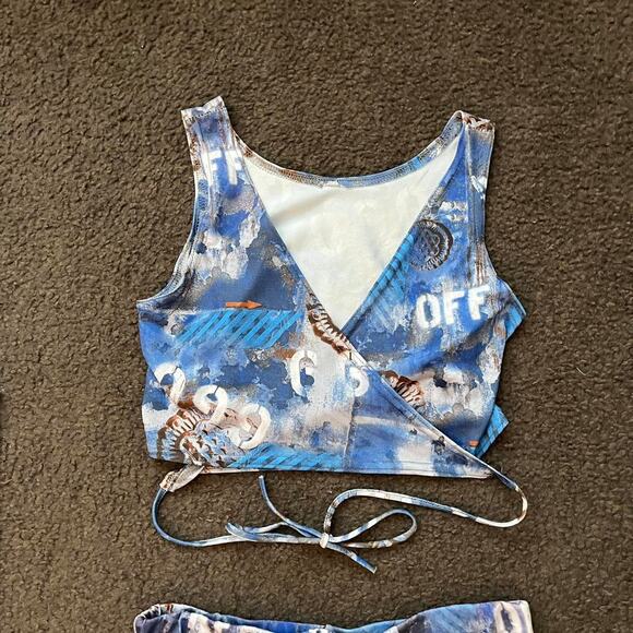 Y2k deadstock biker grunge matching set - Picture 4 of 5